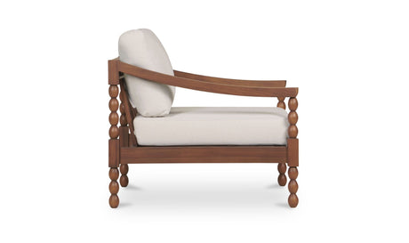Delilah Outdoor Accent Chair Brown by Moe's Home at Eve Furniture