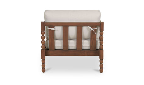 Delilah Outdoor Accent Chair Brown by Moe's Home at Eve Furniture