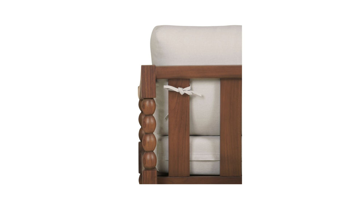Delilah Outdoor Accent Chair Brown by Moe's Home at Eve Furniture