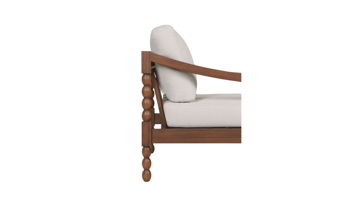 Delilah Outdoor Accent Chair Brown by Moe's Home at Eve Furniture