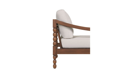 Delilah Outdoor Accent Chair Brown by Moe's Home at Eve Furniture