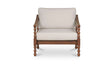 Delilah Outdoor Accent Chair Brown by Moe's Home at Eve Furniture
