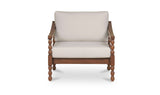 Delilah Outdoor Accent Chair Brown by Moe's Home at Eve Furniture