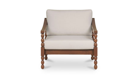 Delilah Outdoor Accent Chair Brown by Moe's Home at Eve Furniture