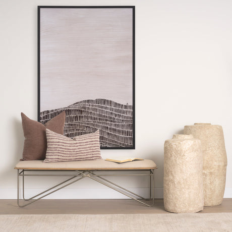 Delineation I by Mercana Studio a Hand Embelished Textured Framed Art Print by Mercana at Eve Furniture