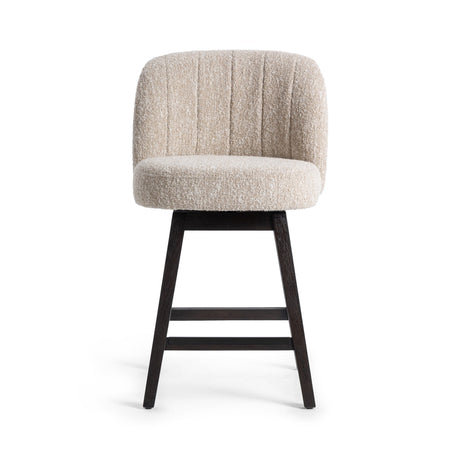 Della Sandy Cream Counter Stool by Classic Home at Eve Furniture