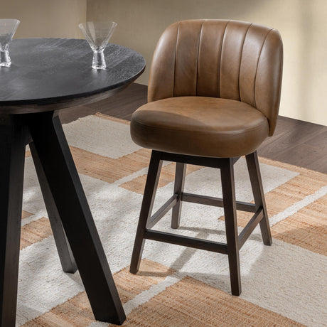 Della Camel Counter Stool by Classic Home at Eve Furniture