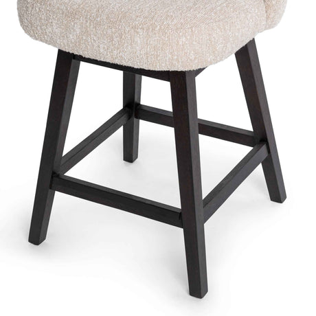 Della Counter Stool - Sandy Cream by Classic Home at Eve Furniture