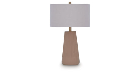 Dellner Mocha Table Lamp by Ashley at Eve Furniture