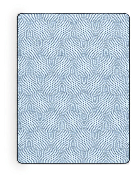 Dellyn 10 Hybrid Light Blue Full Mattress by Ashley at Eve Furniture
