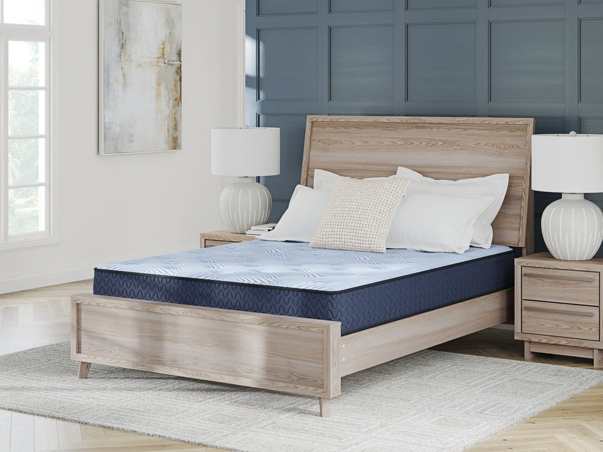 Dellyn 10 Hybrid Light Blue Full Mattress by ASHLEY FURNITURE at Eve Furniture