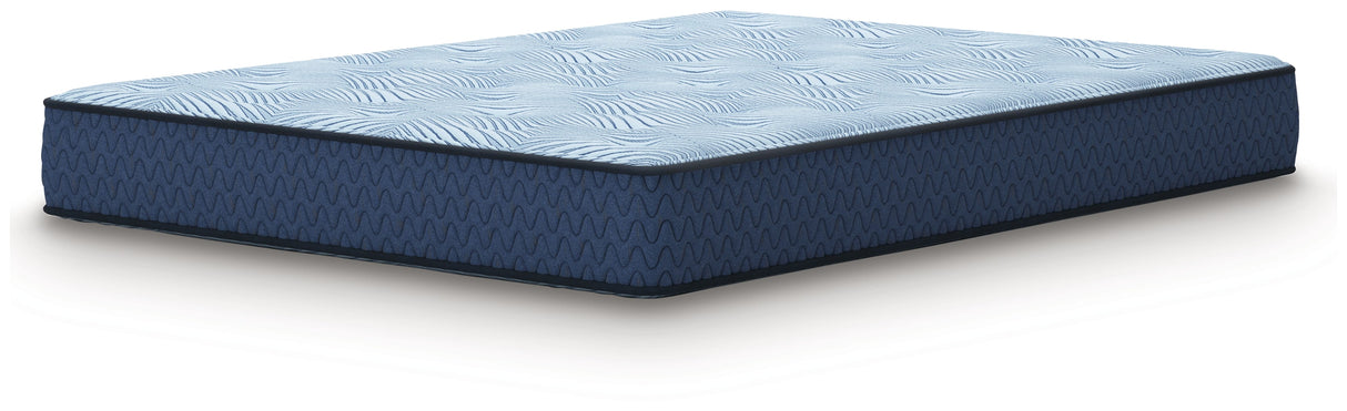 Dellyn 10 Hybrid Light Blue Full Mattress by ASHLEY FURNITURE at Eve Furniture