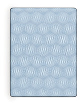 Dellyn 10 Hybrid Light Blue Queen Mattress by ASHLEY FURNITURE at Eve Furniture