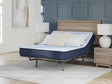 Dellyn 10 Hybrid Light Blue Queen Mattress by ASHLEY FURNITURE at Eve Furniture