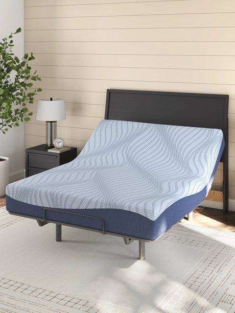 Dellyn 10 Memory Foam White Twin Mattress by Ashley at Eve Furniture