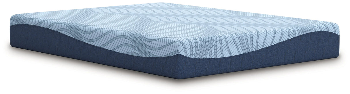 Dellyn 10 Memory Foam White Twin Mattress by Ashley at Eve Furniture