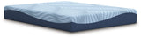 Dellyn 10 Memory Foam White Twin Mattress by Ashley at Eve Furniture