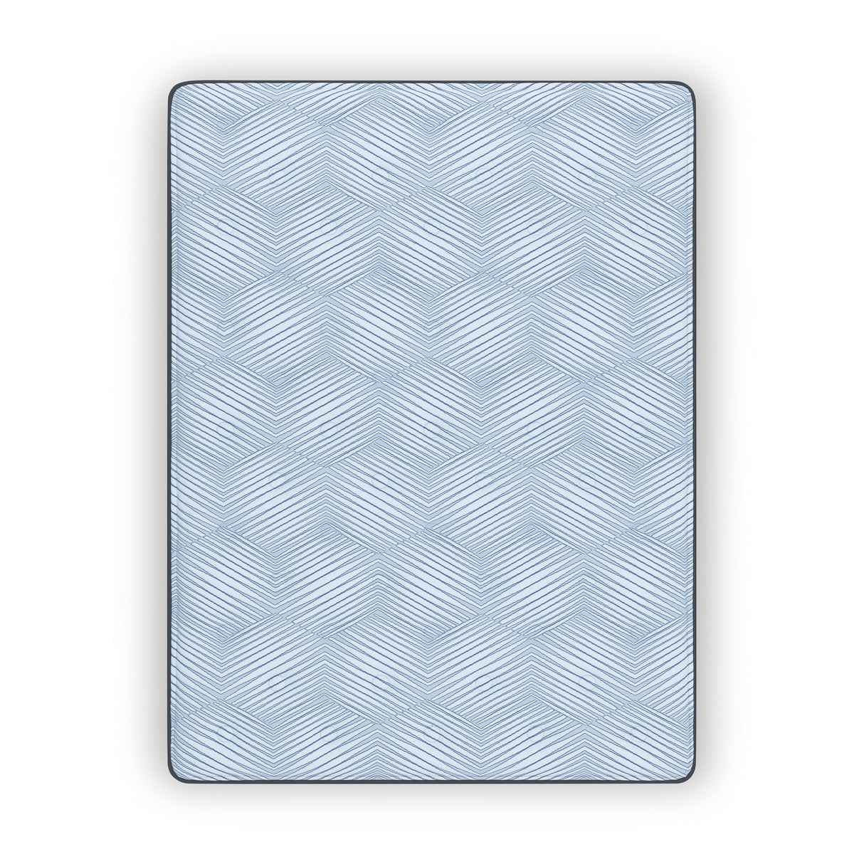 Dellyn 12 Hybrid Light Blue California King Mattress by Ashley at Eve Furniture