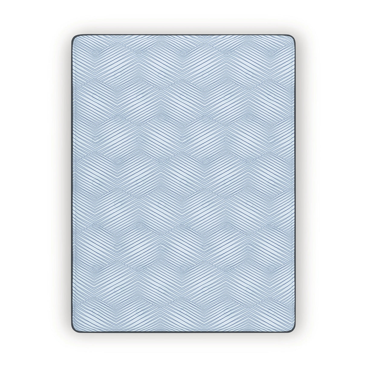 Dellyn 12 Hybrid Light Blue Queen Mattress by Ashley at Eve Furniture