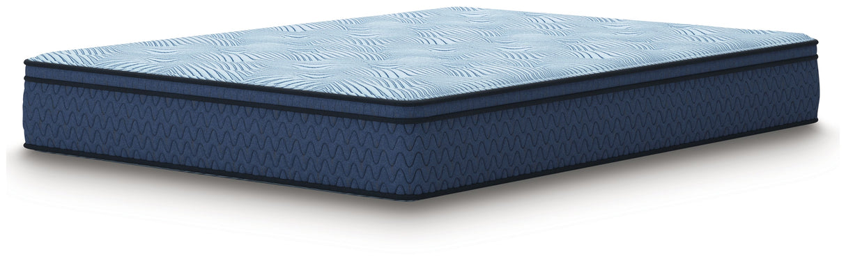 Dellyn 12 Hybrid Light Blue Twin Mattress by ASHLEY FURNITURE at Eve Furniture