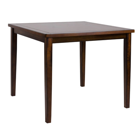 Delmar Burnished Brown 5-Piece Counter Height Set by Homelegance at Eve Furniture