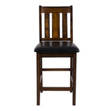 Delmar Burnished Brown 5-Piece Counter Height Set by Homelegance at Eve Furniture