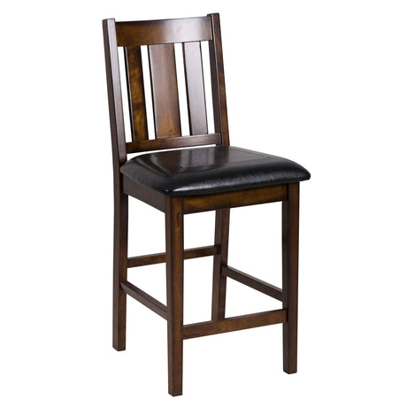 Delmar Burnished Brown 5-Piece Counter Height Set by Homelegance at Eve Furniture