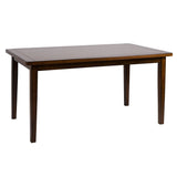 Delmar Burnished Brown 6-Piece Dining Set by Homelegance at Eve Furniture