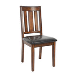 Delmar Burnished Brown 6-Piece Dining Set by Homelegance at Eve Furniture