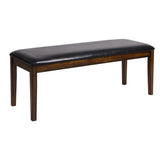 Delmar Burnished Brown 6-Piece Dining Set by Homelegance at Eve Furniture