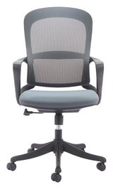 Delo Gray Office Chair by Zuomod at Eve Furniture