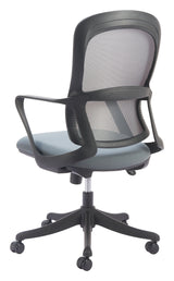Delo Gray Office Chair by Zuomod at Eve Furniture