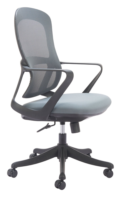Delo Gray Office Chair by Zuomod at Eve Furniture