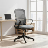 Delo Gray Office Chair by Zuomod at Eve Furniture