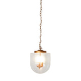 Delphi Pendant Lamp - Coarse Gold and Clear Glass by Ashcroft Furniture at Eve Furniture