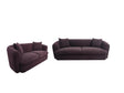 Delroy Aubergine Stationary Sofa Set by Coaster at Eve Furniture