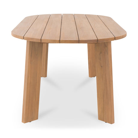 Delta Natural Oval Outdoor Dining Table by MOES at Eve Furniture