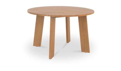 Delta Round Outdoor Dining Table Natural by Moe's Home at Eve Furniture
