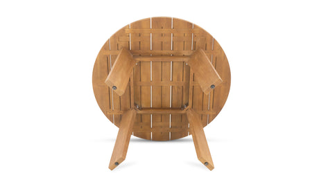 Delta Round Outdoor Dining Table Natural by Moe's Home at Eve Furniture
