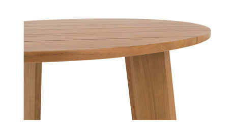 Delta Round Outdoor Dining Table Natural by Moe's Home at Eve Furniture