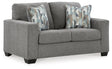 Deltona Graphite Loveseat by Ashley at Eve Furniture