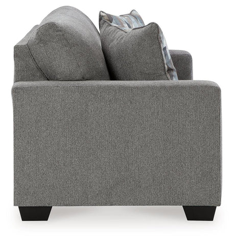 Deltona Graphite Queen Sofa Sleeper by Ashley at Eve Furniture
