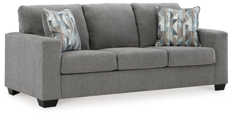 Deltona Graphite Queen Sofa Sleeper by Ashley at Eve Furniture