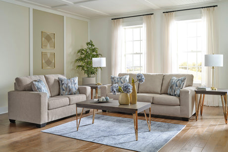 Deltona Parchment Living Room Set by Ashley at Eve Furniture
