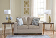 Deltona Parchment Loveseat by Ashley at Eve Furniture