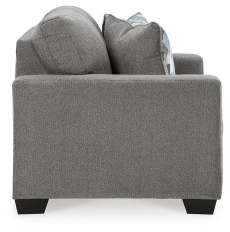 Deltona Graphite Loveseat by Ashley at Eve Furniture