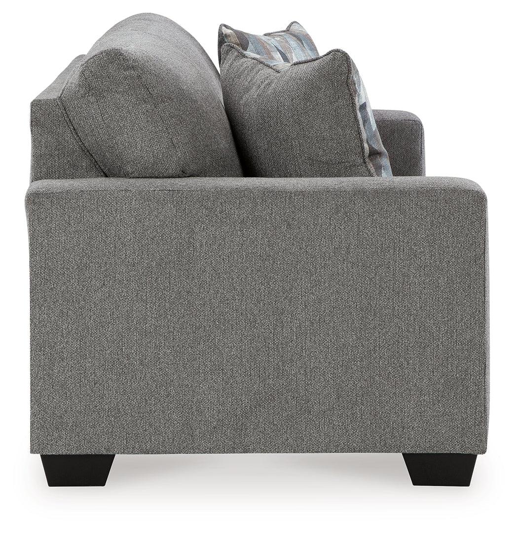 Deltona Graphite Queen Sofa Sleeper by Ashley at Eve Furniture