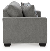 Deltona Graphite Queen Sofa Sleeper by Ashley at Eve Furniture