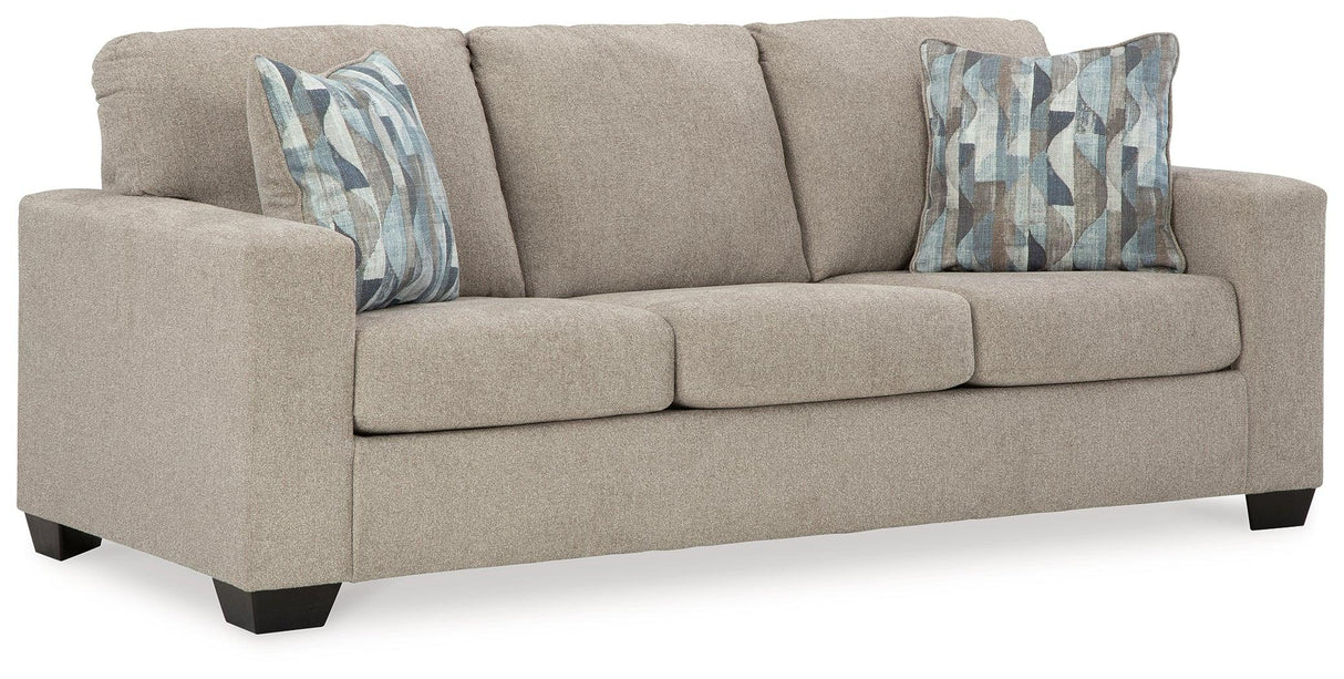 Deltona Parchment Queen Sofa Sleeper by Ashley at Eve Furniture