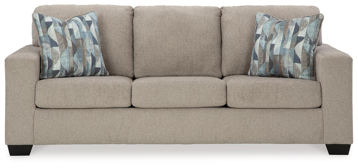 Deltona Parchment Queen Sofa Sleeper by Ashley at Eve Furniture